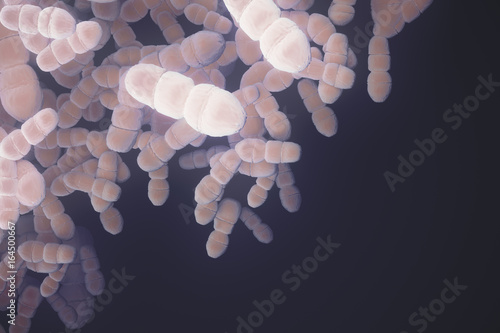 Beige bacteria background photo