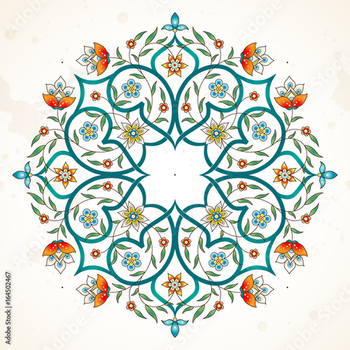 Vector decor, mandala in Eastern style.