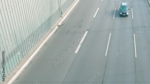 Loop – Autos auf der Autobahn – Überwachungskamera photo