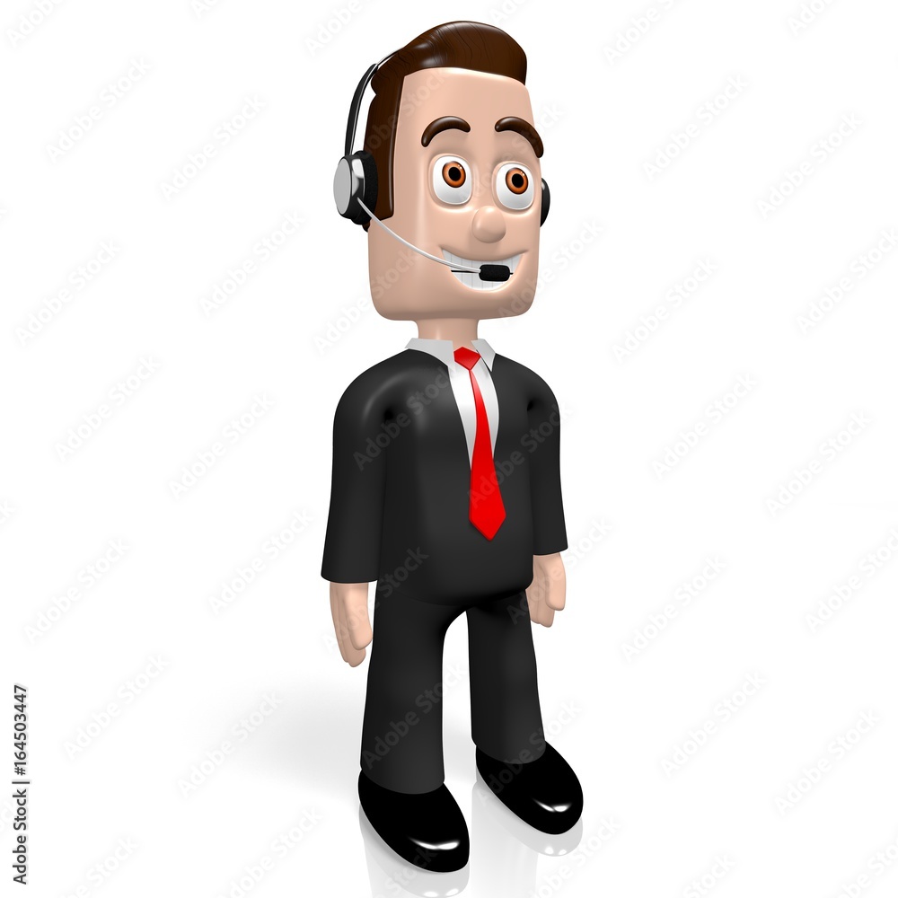 3D call center concept