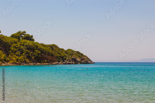 Kalamitsi beach in south Peloponnese near Kardamyli village  Greece