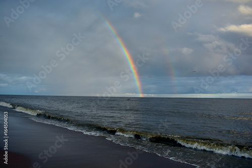 Seashore rainbow and fast ж