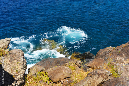 Mountains near Atlantic Ocean coasts. photo