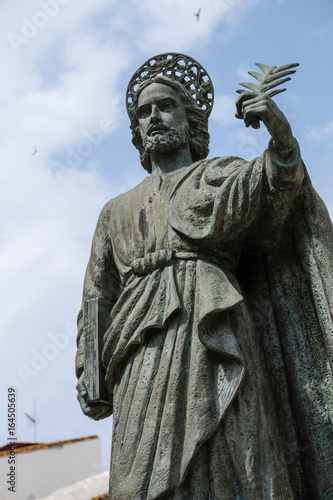 MARBELLA, ANDALUCIA/SPAIN - JULY 6 : Statue of San Bernabe in Marbella Spain on July 6, 2017