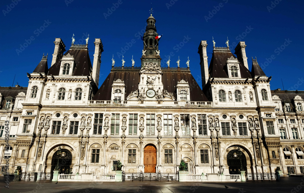 The City hall of Paris - France, France.