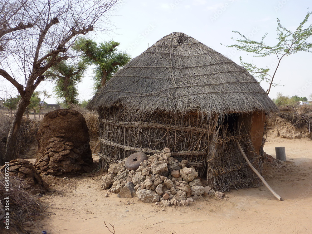 Traditional house in an indian village Traditional house in an indian village