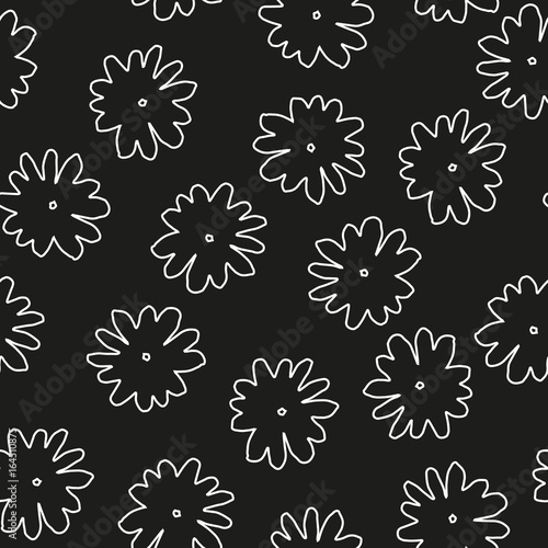 Seamless floral pattern. Flowers texture.