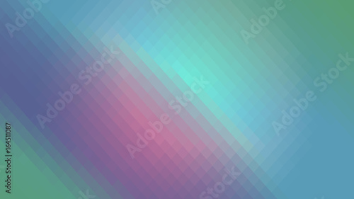 Wallpaper background pink blue green gradient in polygonal rhombuses