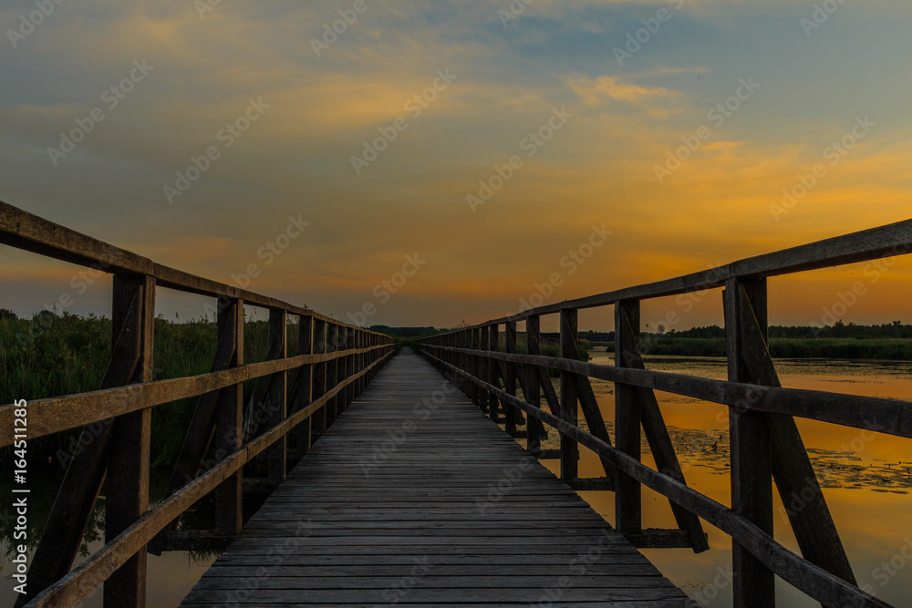 Sonnenuntergang Federsee Bad Buchau