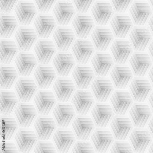 Seamless Monochrome Pattern. Grungy Geometric Shapes Tiling.
