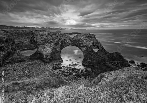 Gatklettur arch rock near Hellnar, Snaefellsnes Peninsula, Iceland © beketoff