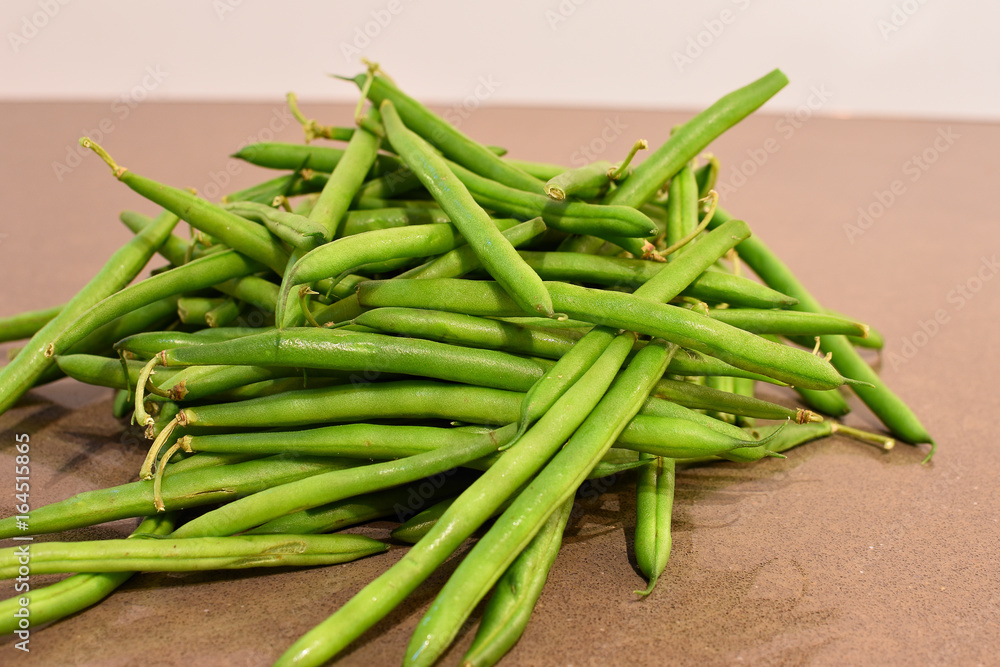 gros plan sur des haricots verts gros plan sur des haricots verts
