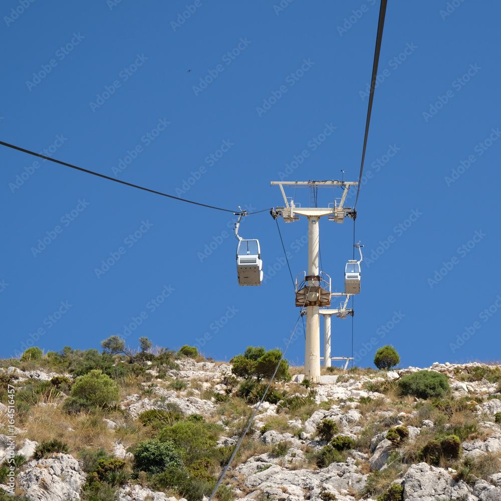 Φωτογραφία BENALMADENA, ANDALUCIA/SPAIN - JULY 7 : Cable Car to Mount Calamorro near Benalm