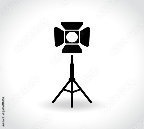 spotlight icon on white background