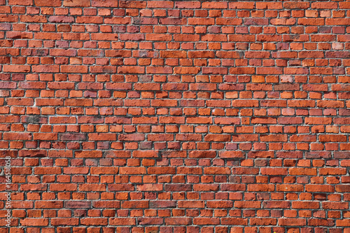 Obraz na płótnie old red brick wall texture background w salonie