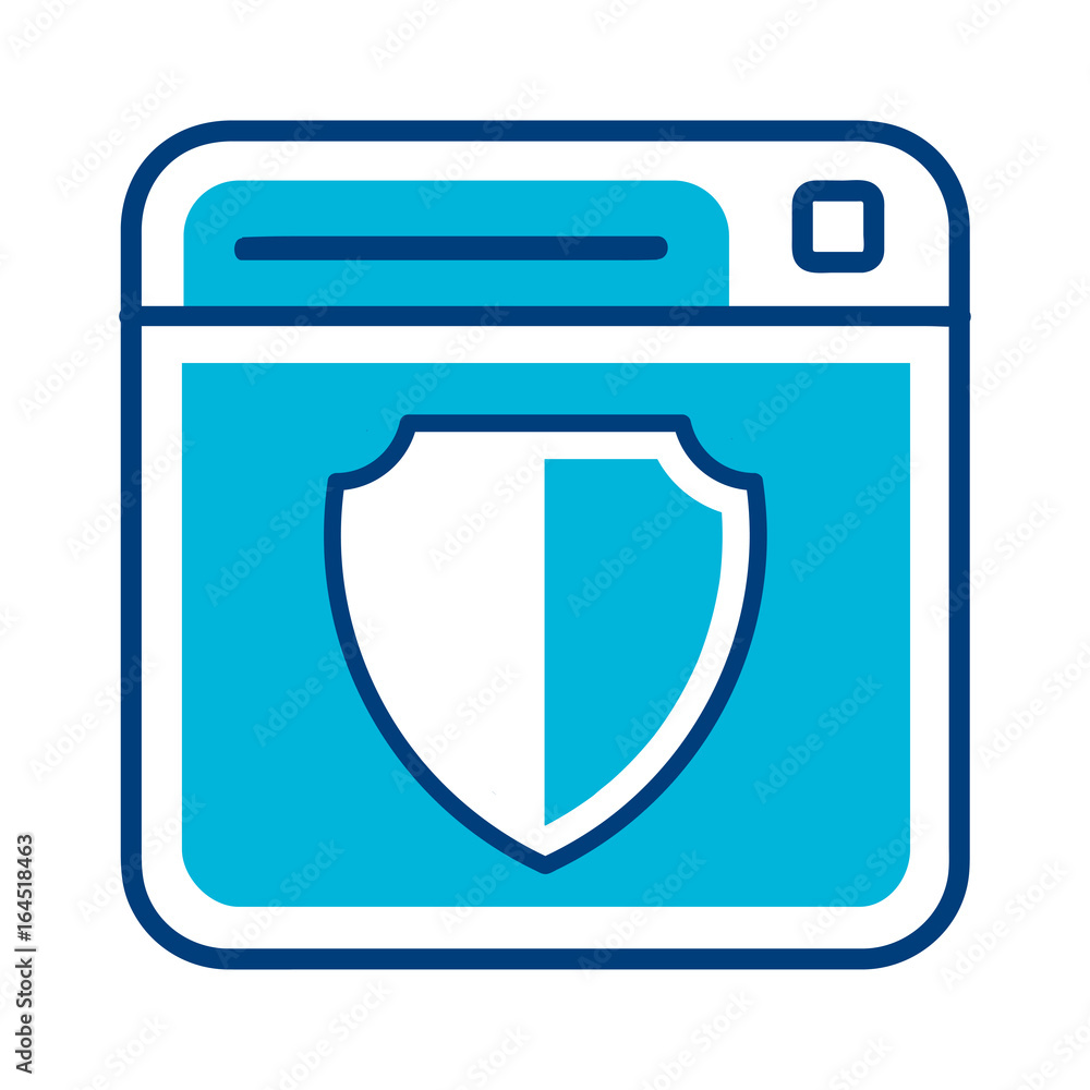 Icon illustrations for system / program protection Icon illustrations for system / program protection