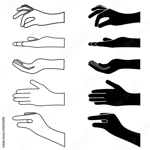 hands silhouette