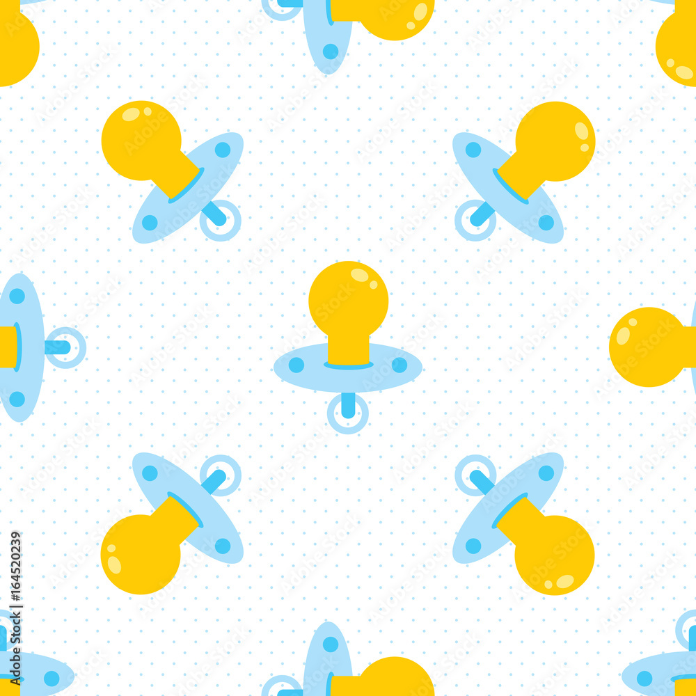 baby boy shower pacifier seamless baby boy shower pacifier seamless