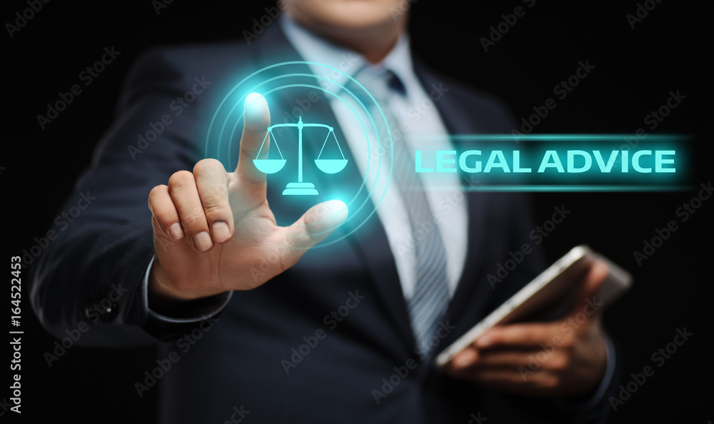 Obraz premium Legal Advice Law Expert Business Internet Concept