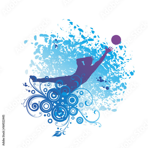 Soccer Goal Keeper Silhouette