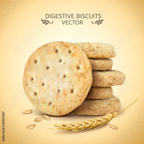Digestive biscuits element