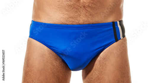 Closeup of man in swimwear