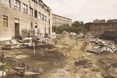 abandoned factory photo