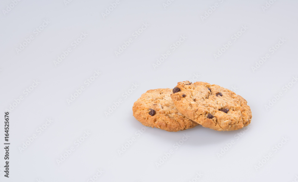 cookies or chocolate cookies on a background. cookies or chocolate cookies on a background.