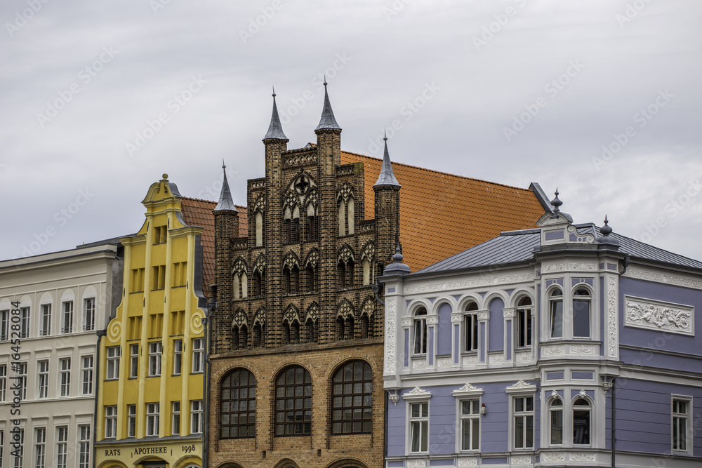 Wunderschöne Fassade in Stralsund
