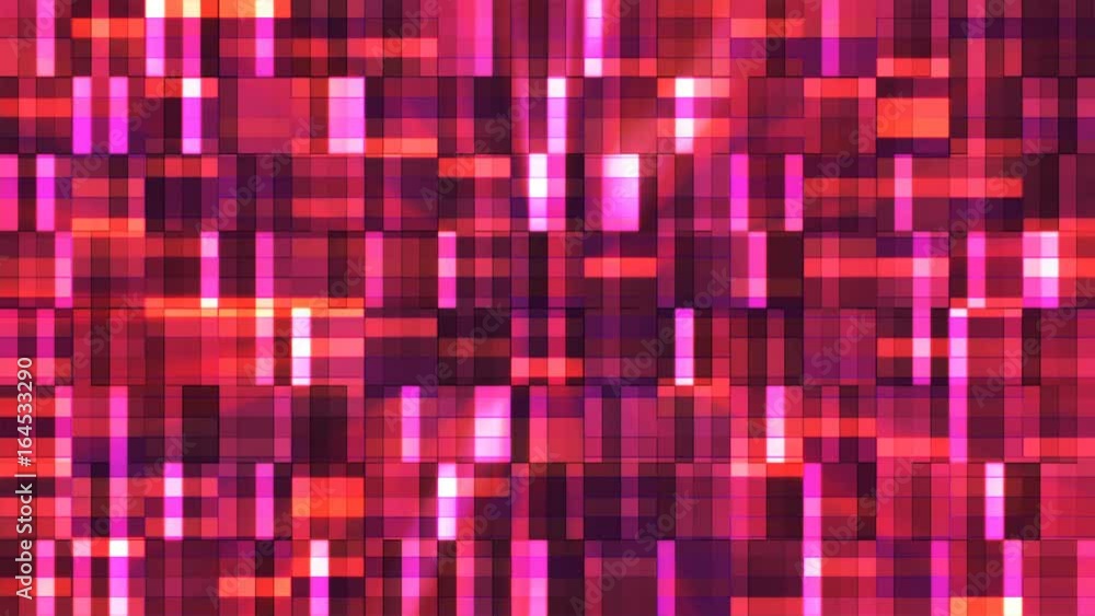 Broadcast Twinkling Squared Hi-Tech Blocks, Red, Abstract, Loopable, 4K Broadcast Twinkling Squared Hi-Tech Blocks, Red, Abstract, Loopable, 4K