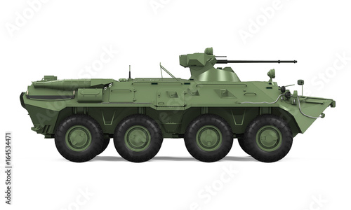 Armoured Personnel Carrier Isolated photo
