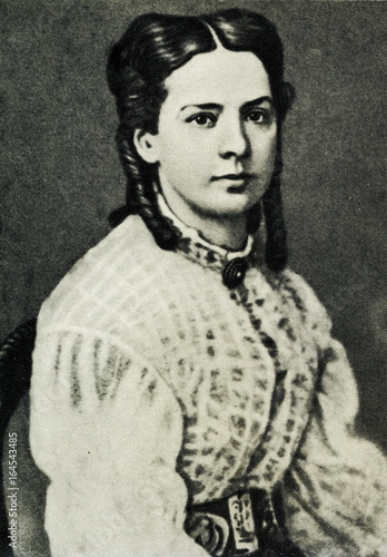 Jenny von Westphalen (1814-1881), wife of the philosopher Karl Marx, soon after marriage © Juulijs