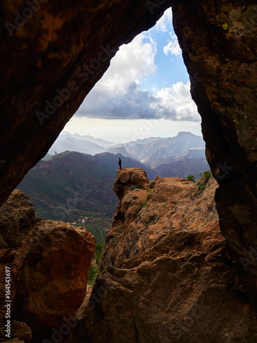 mountain landscape in Gran Canaria island, Canary islands, Spain
