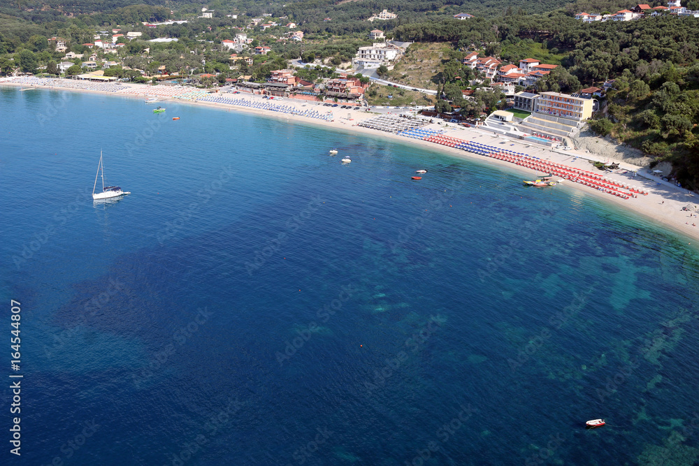 Obraz premium Valtos beach Parga Greece summer season