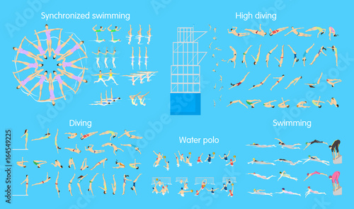 Water sport set.