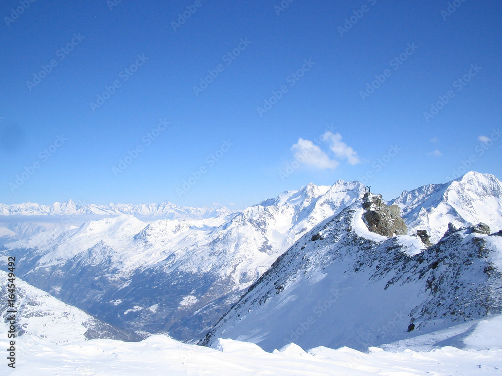 Obraz premium Schweizer Berge im Winter