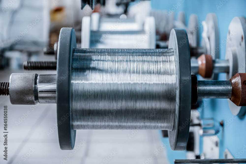 Coils with tinned wire. Coils with tinned wire.