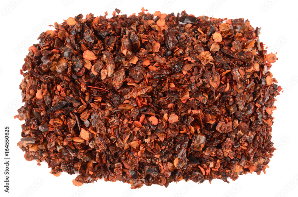paprika on a white background paprika on a white background