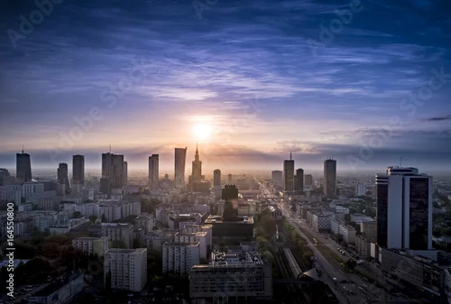 Obraz warszawski świt