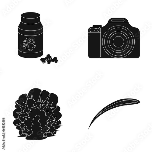 War, veterinary and or web icon in black style. medicine travel,space icons in set collection.