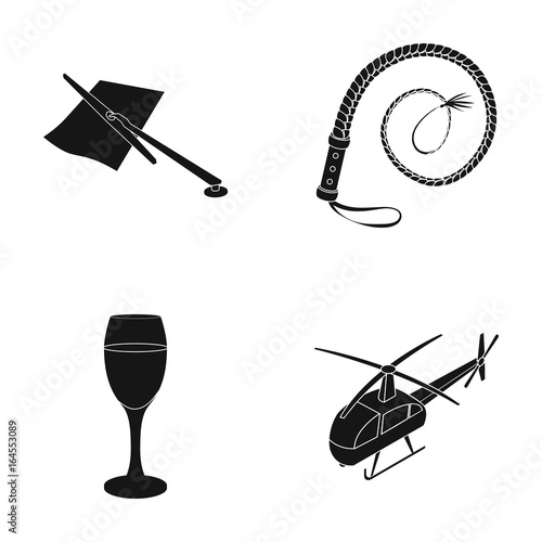 car, alcohol and or web icon in black style.Animal, transport icons in set collection.