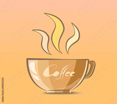 coffee cup vector illustration photo