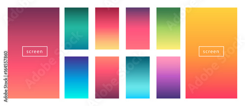 Soft color background. Modern screen vector design for mobile app. Soft color abstract gradients. photo