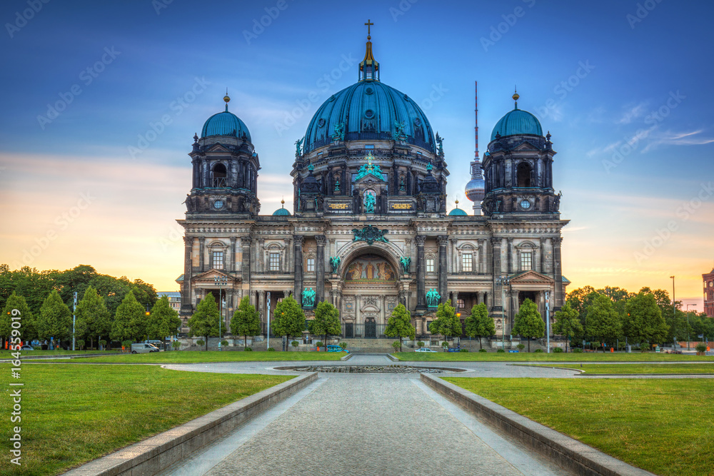 Berlin Cathedral (Berliner Dom) at sunrise, Germany