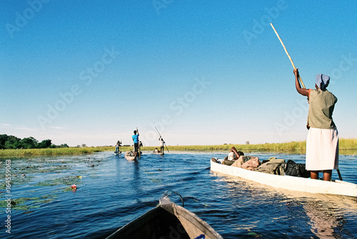 Boote auf einem Fluss photo