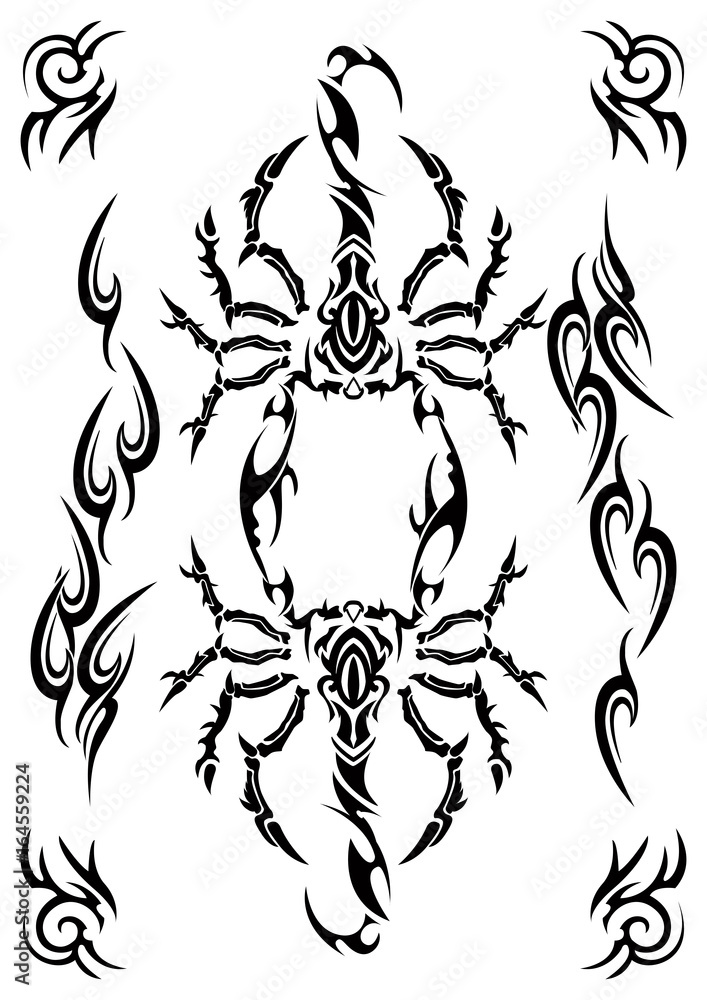 tribal scorpion tribal scorpion