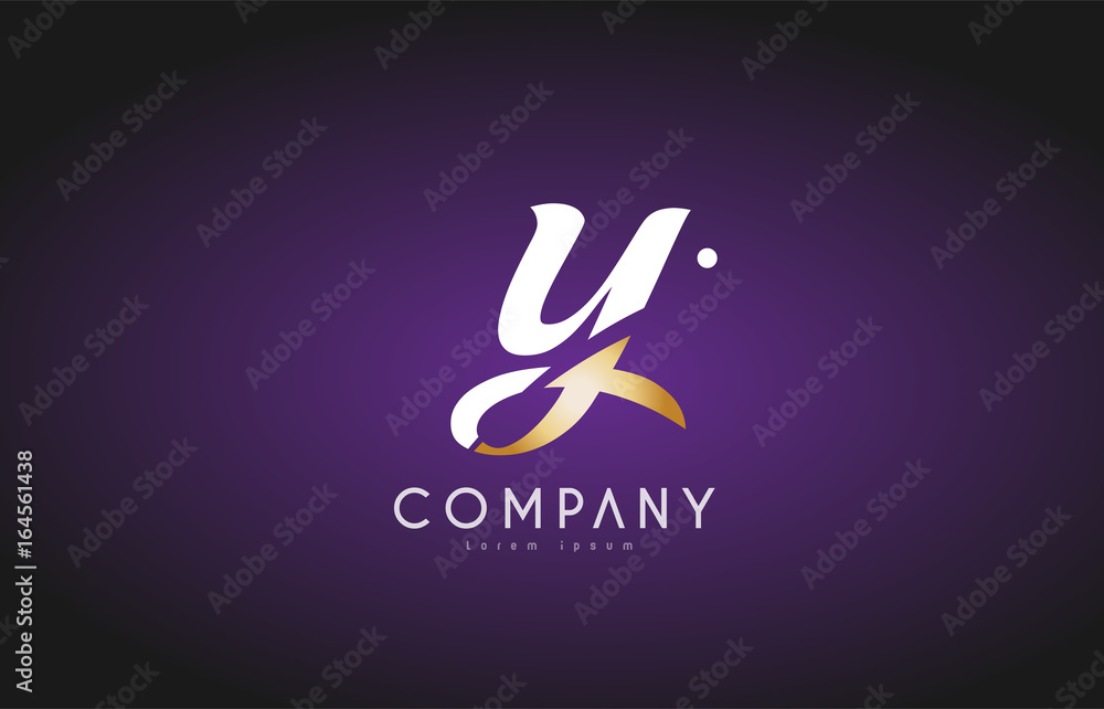 Y alphabet letter gold golden logo icon design Y alphabet letter gold golden logo icon design