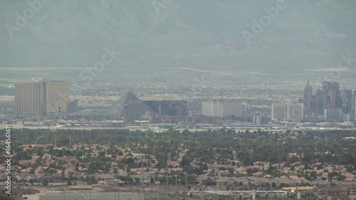 View of Las Vegas Strip Cityscape 