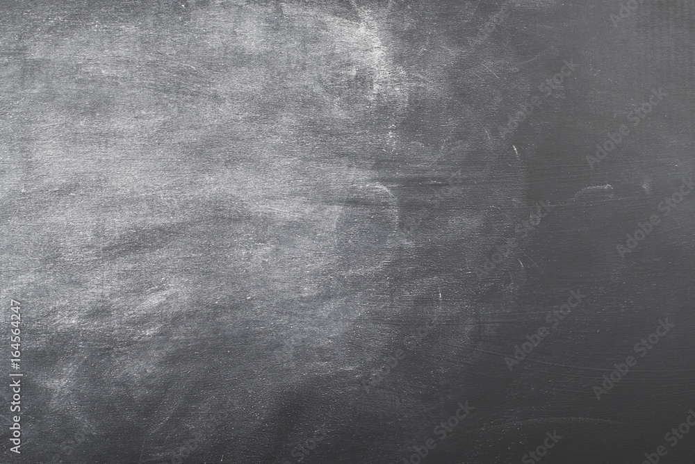 Naklejka premium Abstract background of white chalk on blackboard.