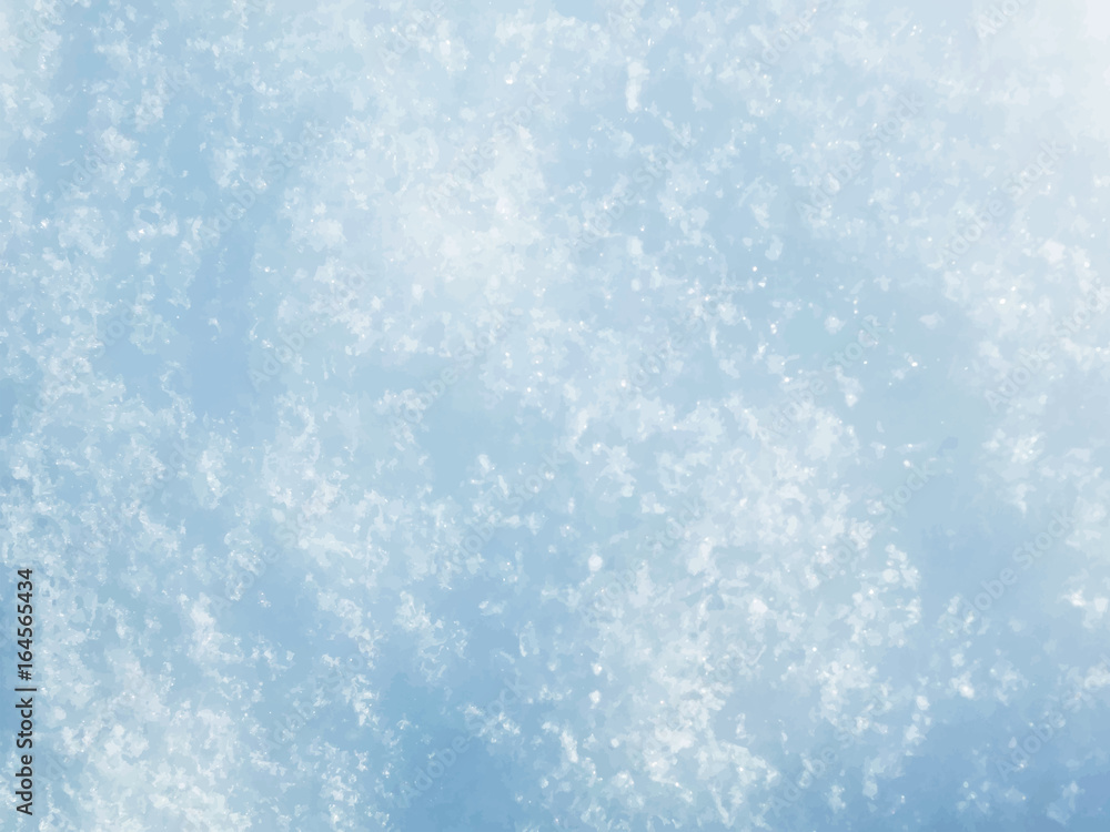 Snow texture background. Winter Vector illustration